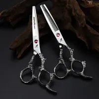 Profissional 6 Inch Hairdressing Scissors Hair Cutting Thinning Scissors Set Barber Shears