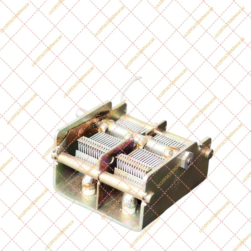 2x15pF-500pF Dual Variable Capacitor, Salvaged Radio Tuning Component for Instrument Circuits
