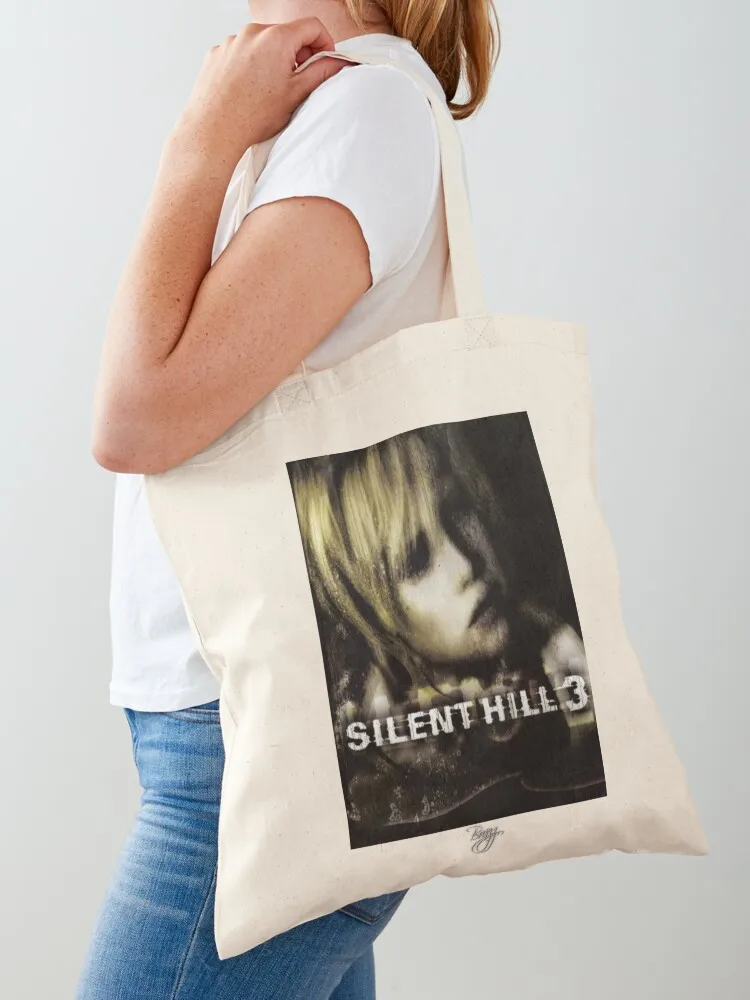 

Silent Hill 3 - EU Ps2 Original Box Art (No Neon) Tote Bag Fabric bag Shopper handbag Cloth bags Big bag women