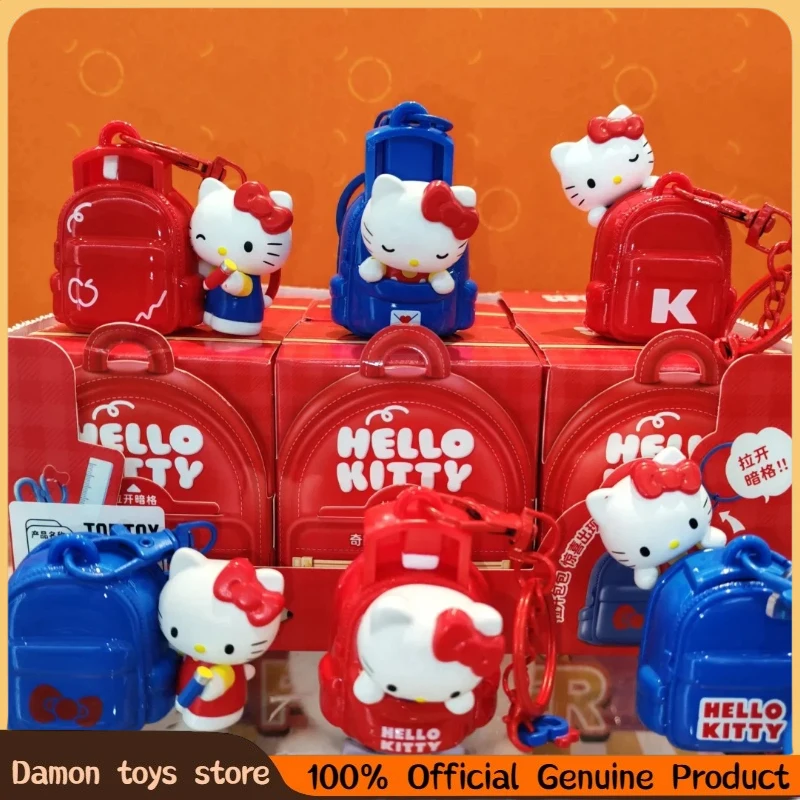 

Genuine Hello Kitty Wonderful Backpack Series Blind Box Toys Cute Pendant Mystery Box Collectible Anime Model Birthday Gift