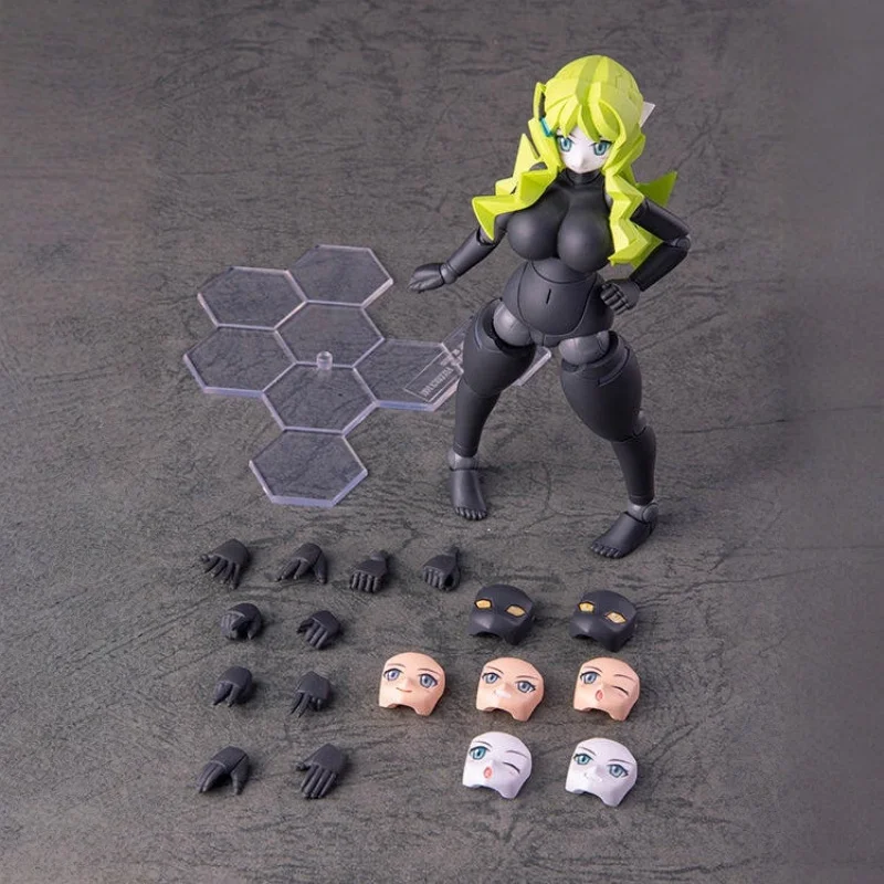 

Фигурка DP Articulated Action Figure Polynian FLL Kelly Rania Dark Skin Mecha Girl Robot Neoanthropinae, аутентичная аниме-модель, игрушка