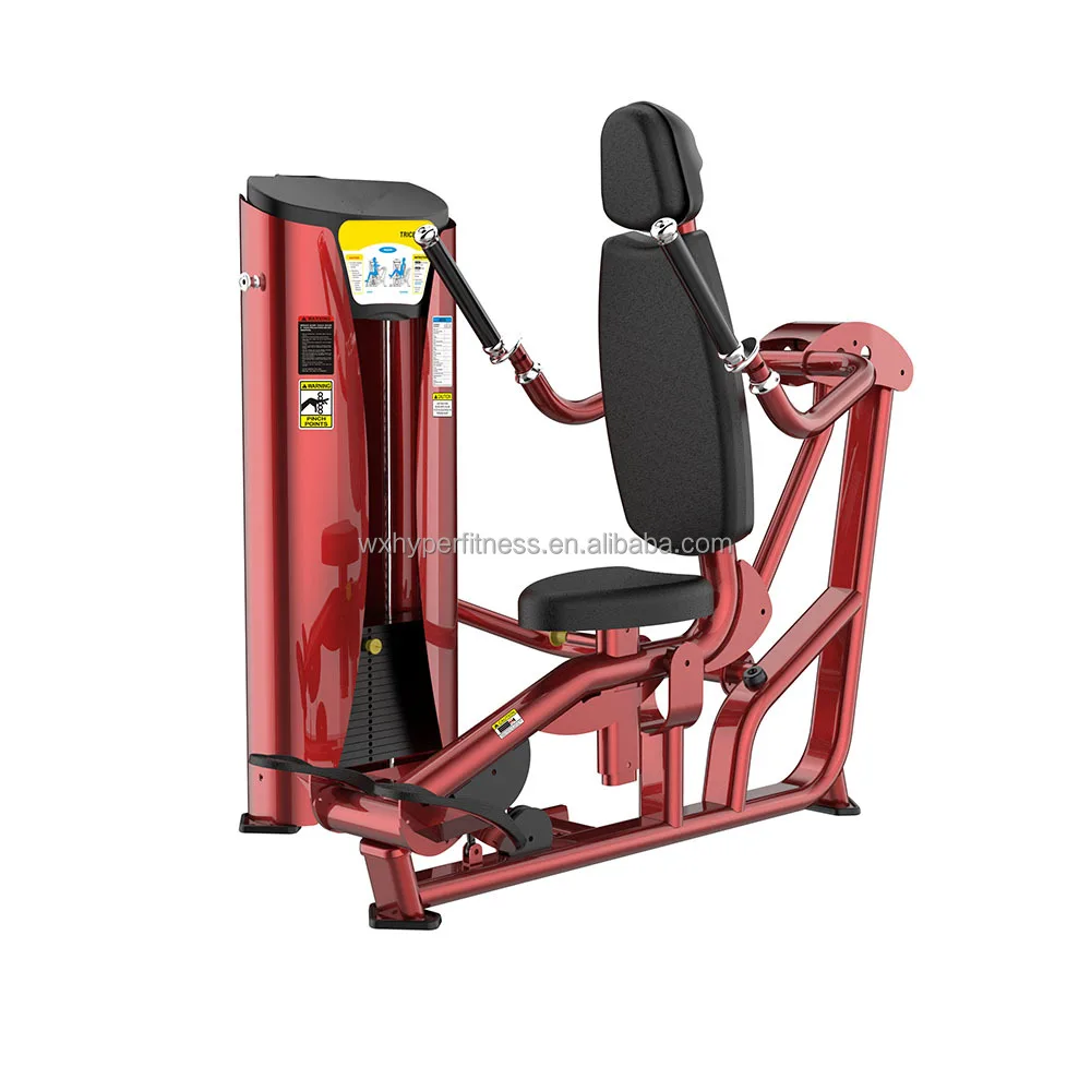 

Commercially Used Gym Fitness Equipment Factory Sales Seated Dip Machine Pin Loaded Strength Machine for Fitness Training