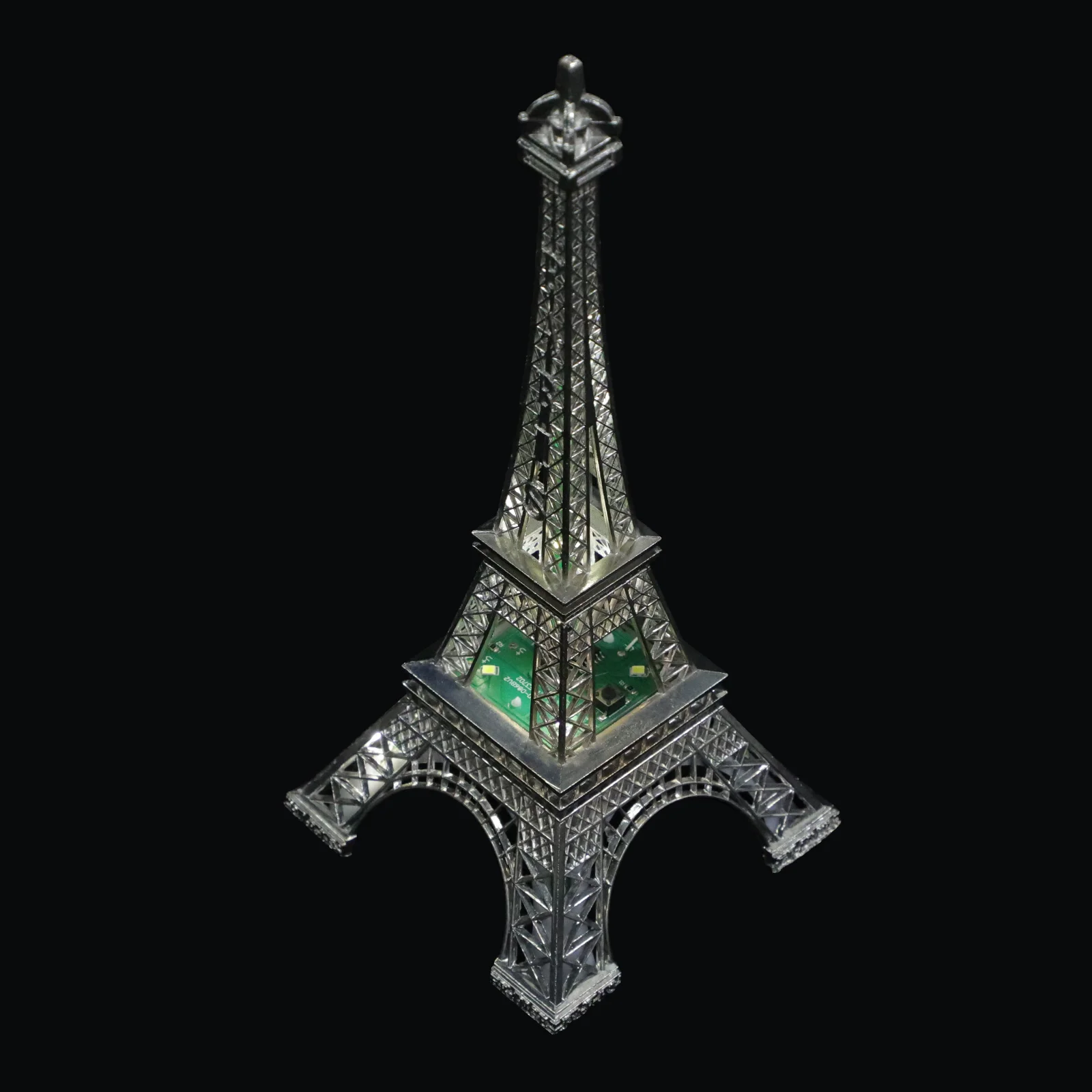 Desk Eiffel Tower Child Shelf Decor Night Light Zinc Alloy Torre Glowing Desktop