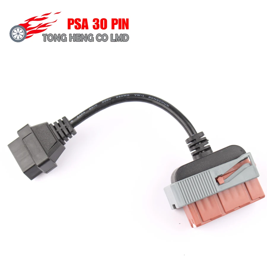 For OBDII Female To LEXIA PSA30 PIN CABLE