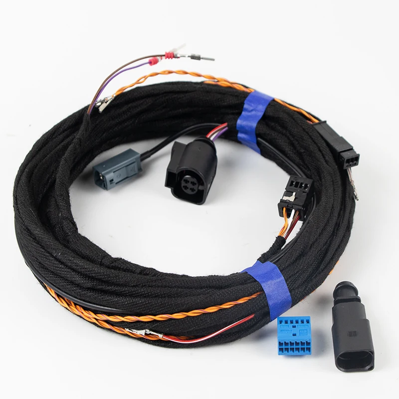 High Line Flipping Badge Rear View Camera wiring Harness For VW Passat B8 3GD 827 469 A Trajectory Reversing Video Wire Cable