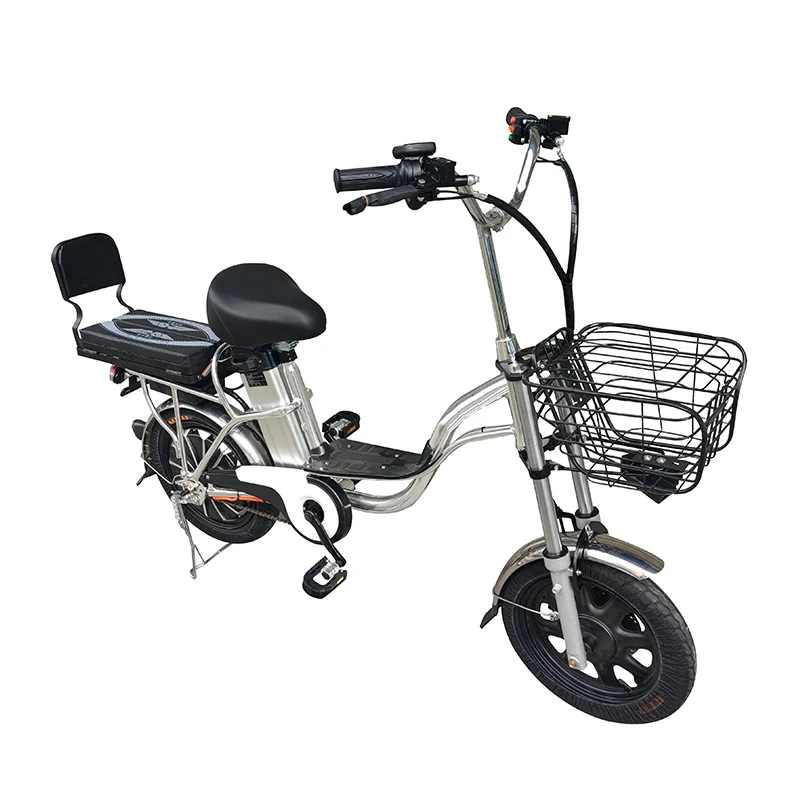 Manufacture 16 Inch Aluminum Alloy Frame Electric Bike Household E-bike 350W 60V Lithium Battery Delivery Electric Bicycle,OEM