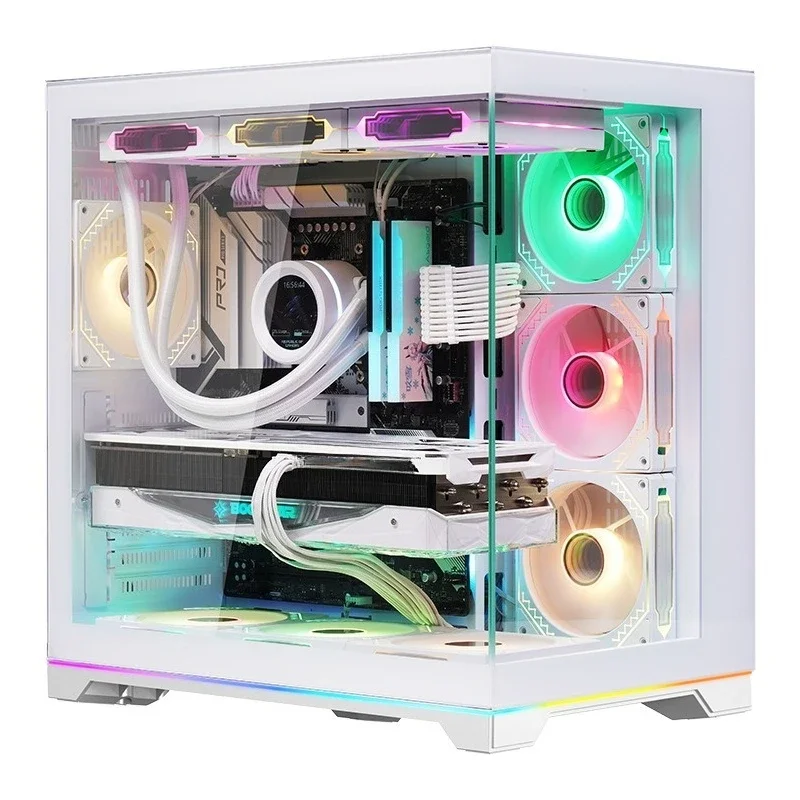 

Desktop computer case, sea view room, Internet café, water cooling, gaming and e-sports