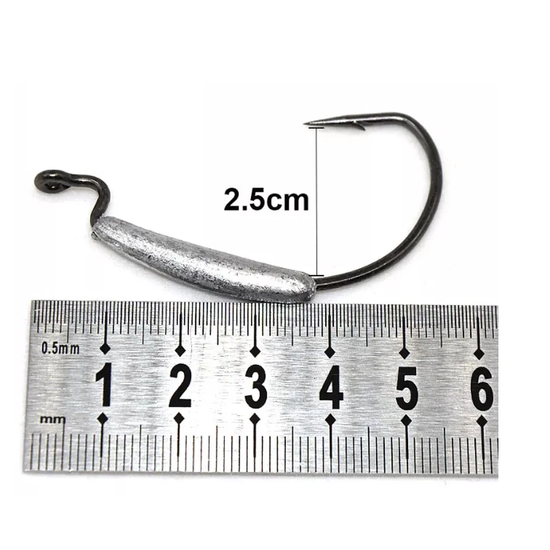 TAKEDO-120mm, 17g umpan buatan untuk Bass, umpan udang lembut, umpan udang hidup, kait engkol VMC, TPR, LV01A,