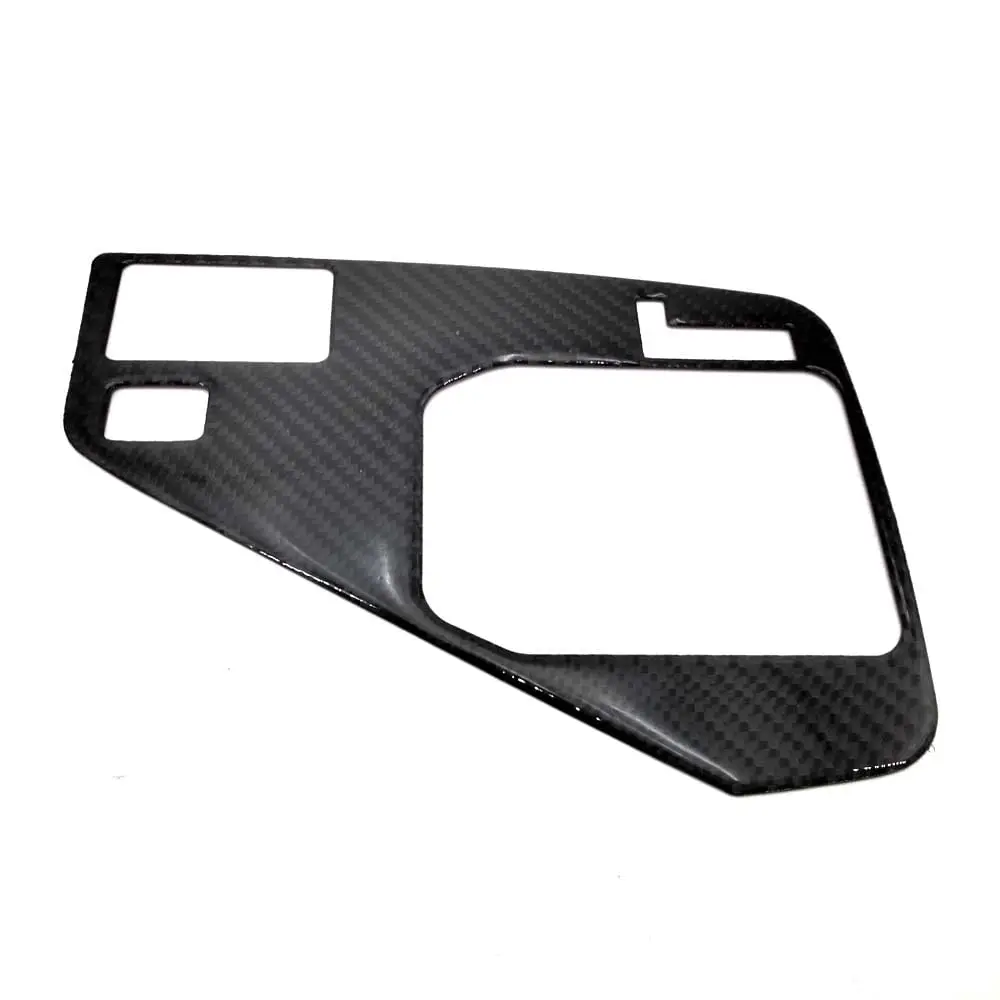

Black Carbon Fiber Gear Shift Panel Sticker Cover Trim For Subaru Crosstrek 2024