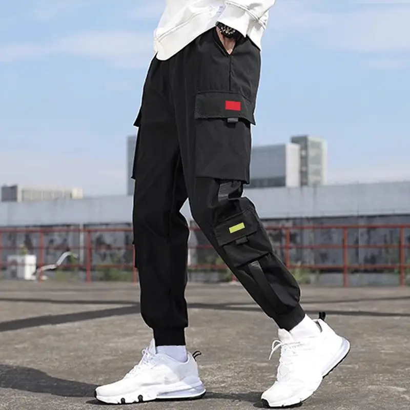 Open Crotch Erotic Outdoor Sex Men's Overalls Slim Cargo Casual Trousers Men Fashion Sport Sweatpants Joggers Track Pants Pants