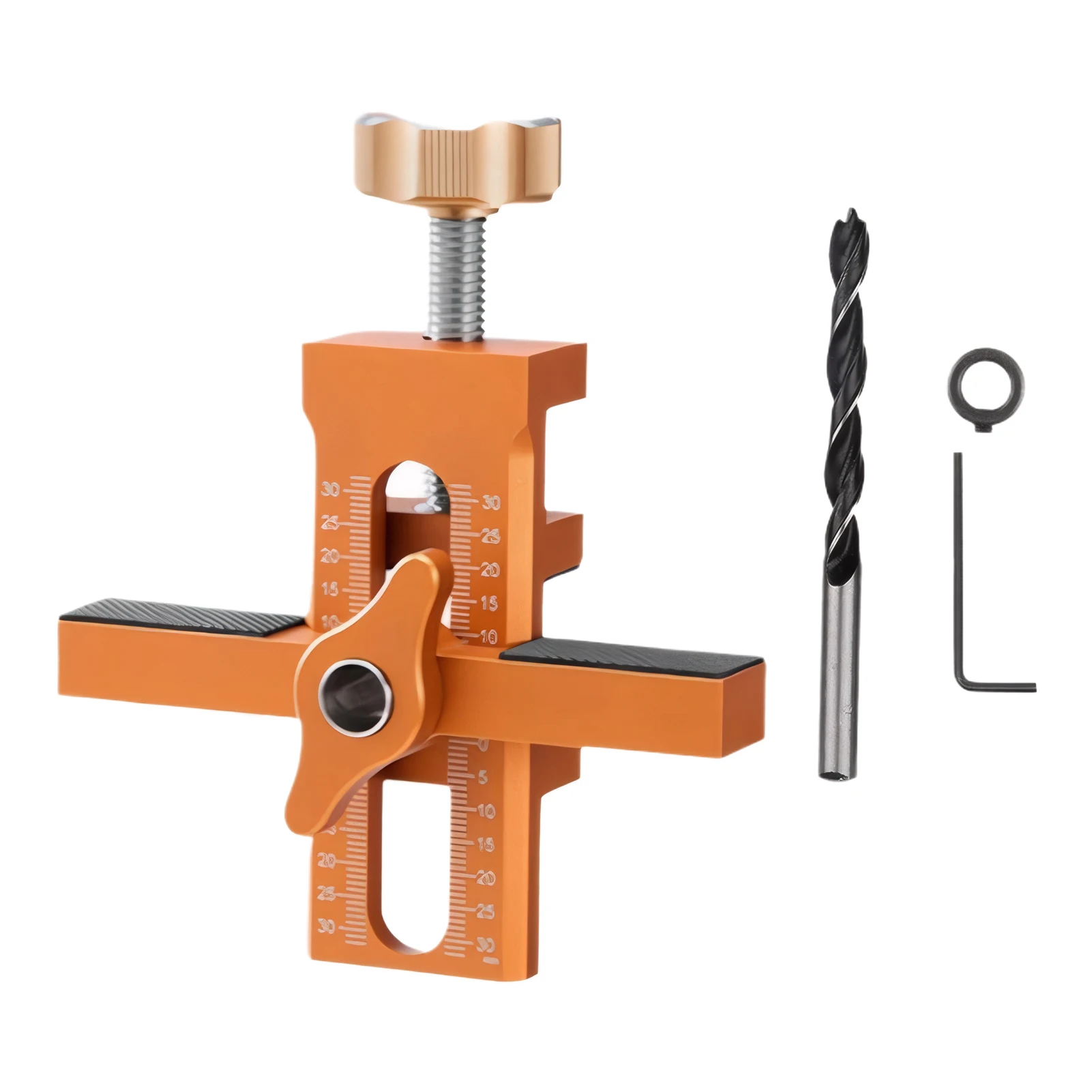 

Зажимные инструменты из углеродистой стали для работы по дереву, легко носить с собой и долговечный набор, комплексный набор дюбельных приспособлений