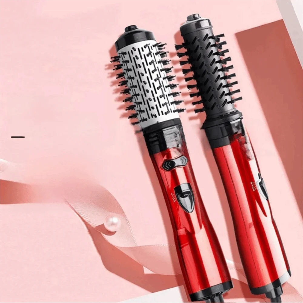 

3 цвета 3 в 1, расческа для вьющихся волос, антистатическая профессиональная вращающаяся круглая щетка, расческа для волос, пушистая регулируемая расческа для укладки волос, парикмахерская