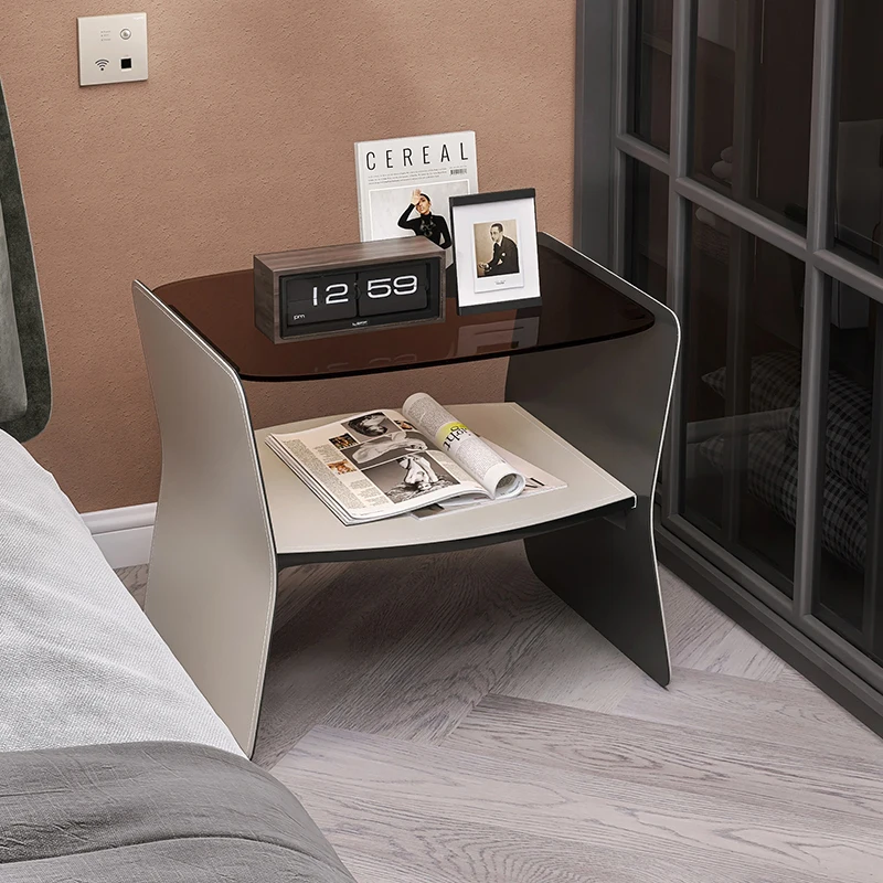 

Bedroom Mobile Nightstand Cabinets Luxury Storage Organizer Bedside Table Living Room Nordic Mesitas De Noche Hotel Furniture