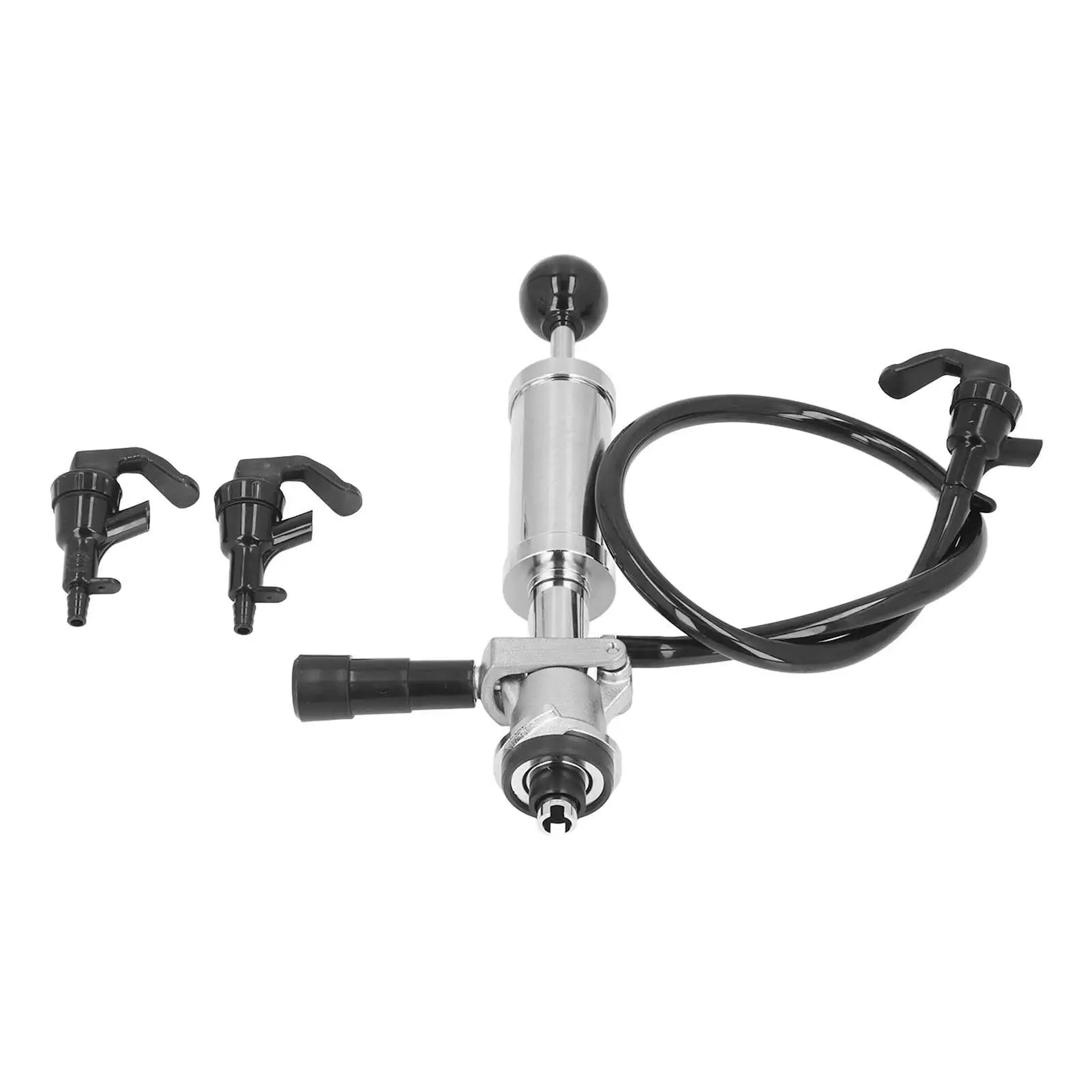 

Stainless Steel Beer Keg Tap Pump with Faucet Easy Clean Lock Party Keg Dispenser for family Gatherings