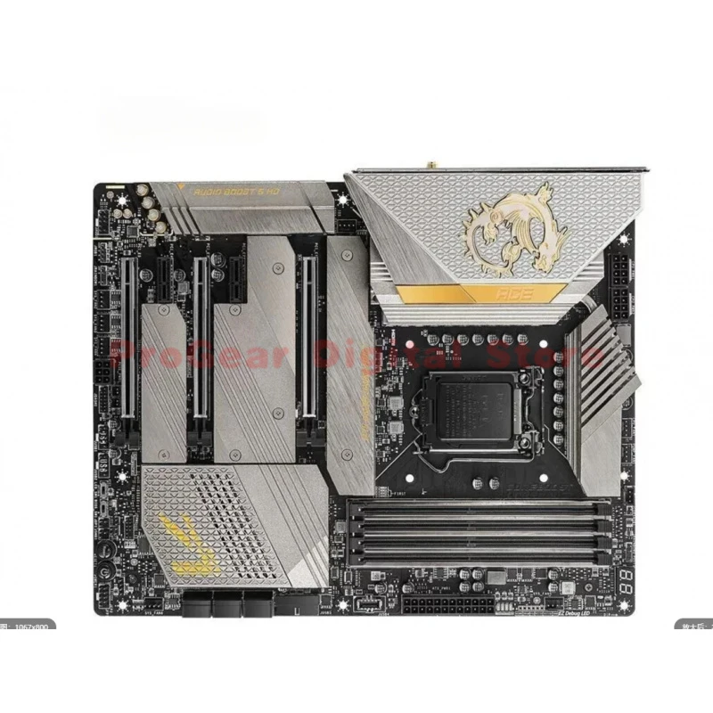 

Игровая материнская плата MSI MEG Z590 ACE GOLD EDITION LGA1200 DDR4 ATX с поддержкой процессоров Intel 10-го и 11-го поколений