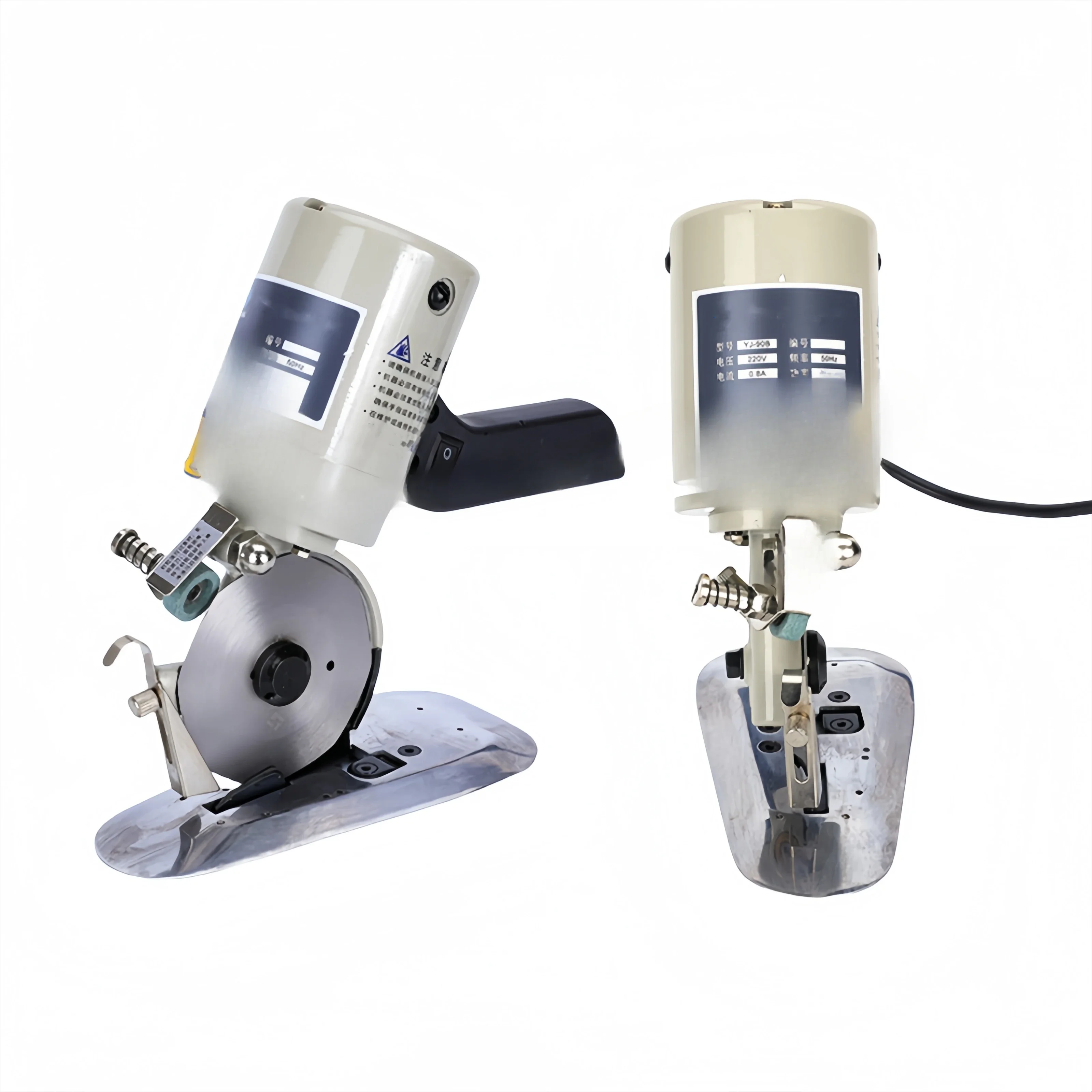 

Hand Pushed Electric Circular Knife Cutting Machine Small Cloth Electric Scissors Leather Rags
