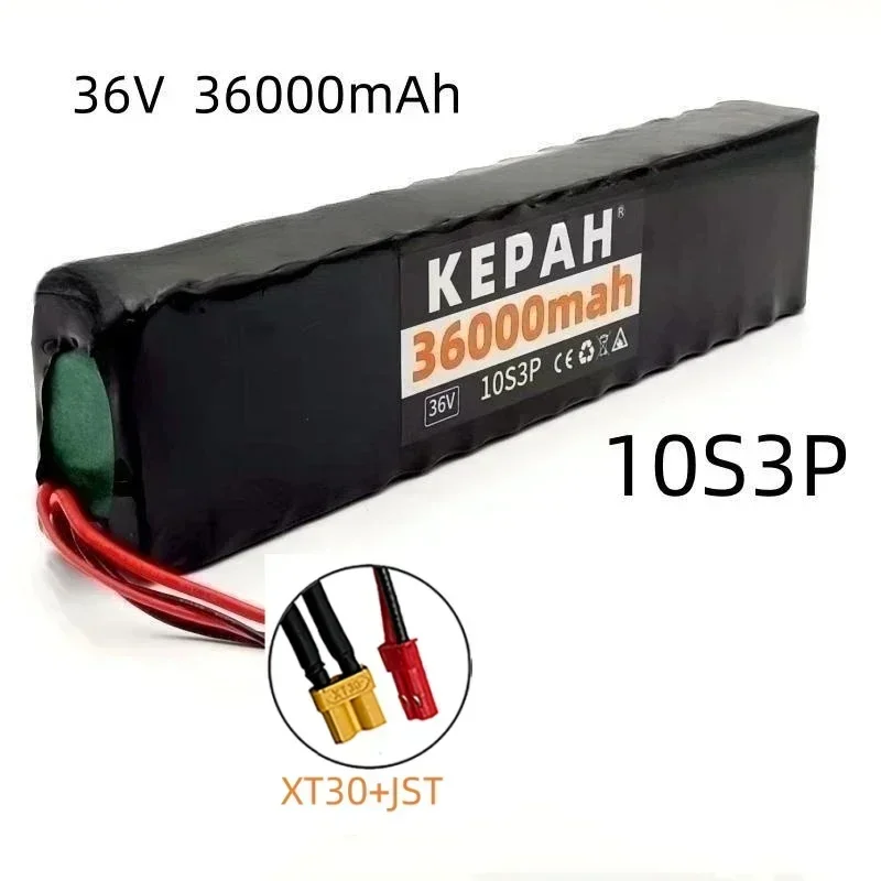 36V 36ah 18650 lithium battery 10s3p 36000mah 1000w 42V electric scooter for m365 power battery with battery pack