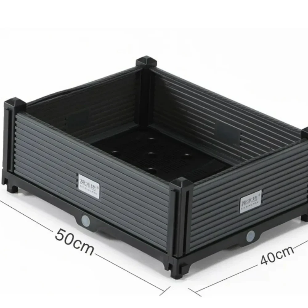 Factory Direct 2026 Planting box Vegetables Planting plants Plastic flower pot Large flower box Outdoor gardening Rectangle balc