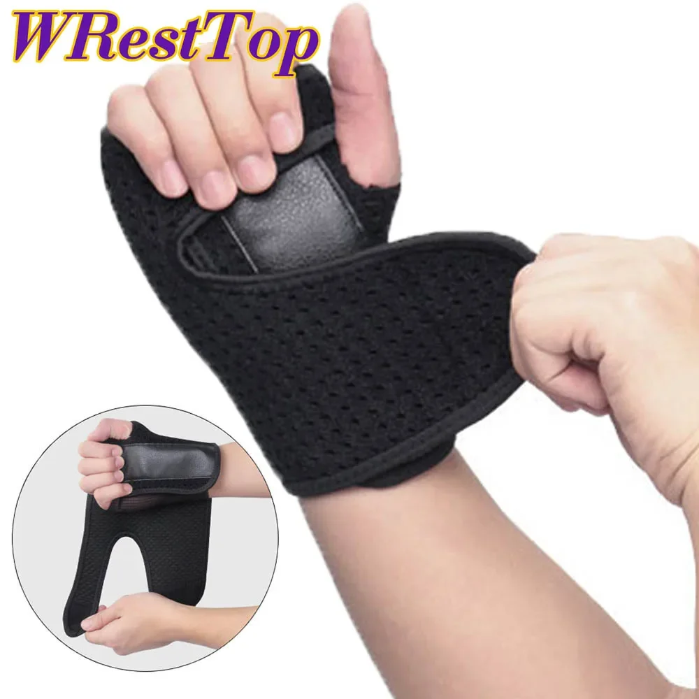 1Pcs Wrist Hand Palm Brace Support with Metal Removable Splint Stabilizer for Relief Tendonitis,Arthritis,Carpal Tunnel Syndrome