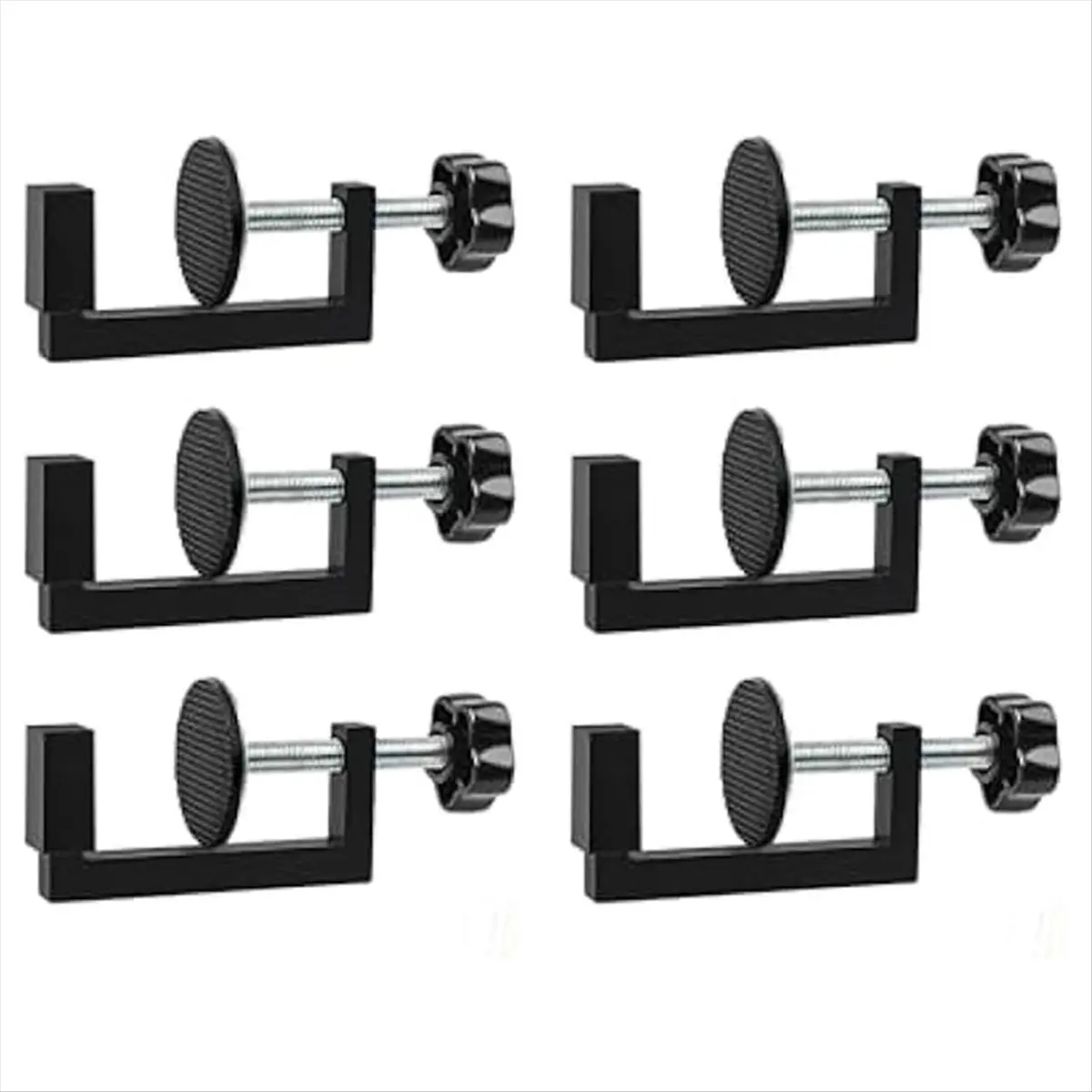 ABJS 6Pcs G-Clips,Adjustable Patio Furniture Clips- Outdoor Sofa Rattan Furniture Clamps-Rattan Clamps Wicker Chair Fasteners