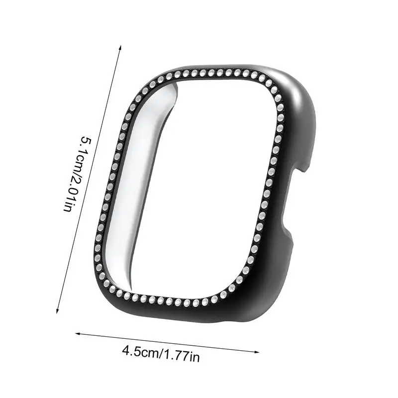 Voor Redmi 5Active/5Lite Smart Watch Bumper Bling Horloge Cover Shell Krasbestendig Slanke Bumper Decoratieve uitrusting Accessoire Voor