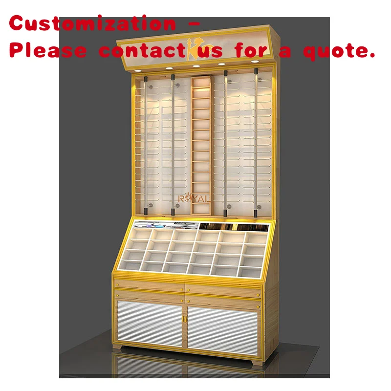 

custom.Shopping Mall Optical Store Wooden Display Furniture Eyewear showcase Stands Sunglasses Shop Showroom Cabinet