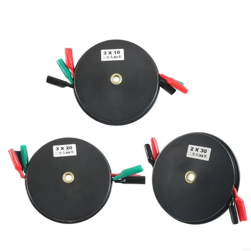 

2025 New Retractable 18AWG Automotive Diagnostic Cable with Clip For Car Trailer Boats Testing Applications