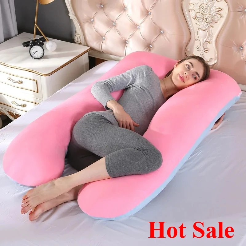 

Multifunctional Pregnant Women's Pillow Side Lying Pillow Pure Cotton Detachable and Washable U shaped Napping Pillow Cushion