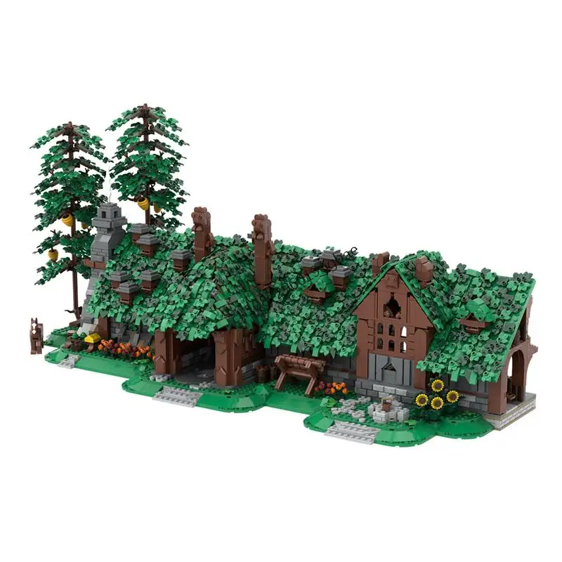 Novo 4790 pçs famoso os anéis série de filmes moc casa de beorn modelo blocos de construção diy ideias criativas crianças brinquedos presentes aniversário