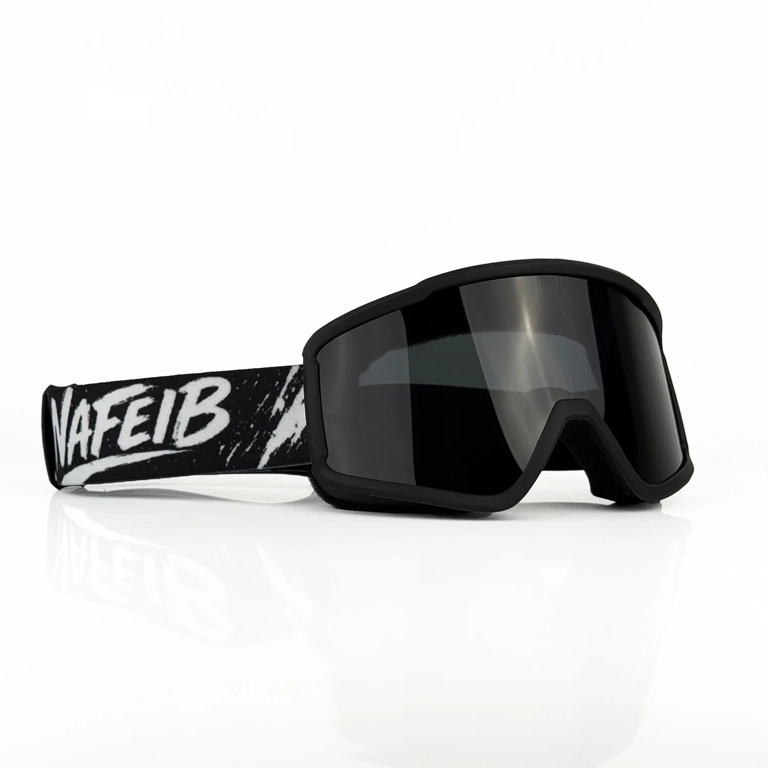 NAFEIB MX Goggles with Wide Vision Adjustable Strap Motocross Eyewear for Dirt Bike, ATV, Off-Road Motorcycle Riding