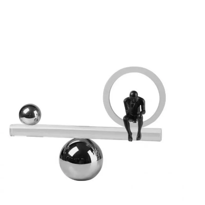 Modern Simplicity Balance Thinking Character Crafts Ornament Model Room Living Room TV Cabinet Study Home Decoration