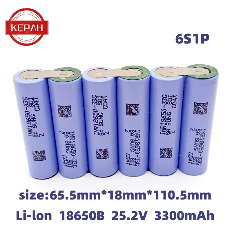 Akumulator Li-lon wkrętarko-wiertarka elektryczna elektryczny 2 s2p 1 s3p 4 s1p 4 s2p 5 s1p 5 s2p 6 s1p 3300mAh 6600mAh 18650 33G