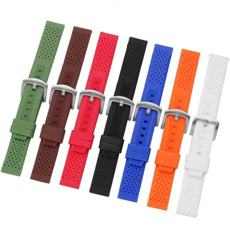 

16mm 18mm 20mm 22mm 24mm Silicone Strap for Fossil Women's Charter HR Samsung Gear S3 Classic Watch Belt Accessories Replacement