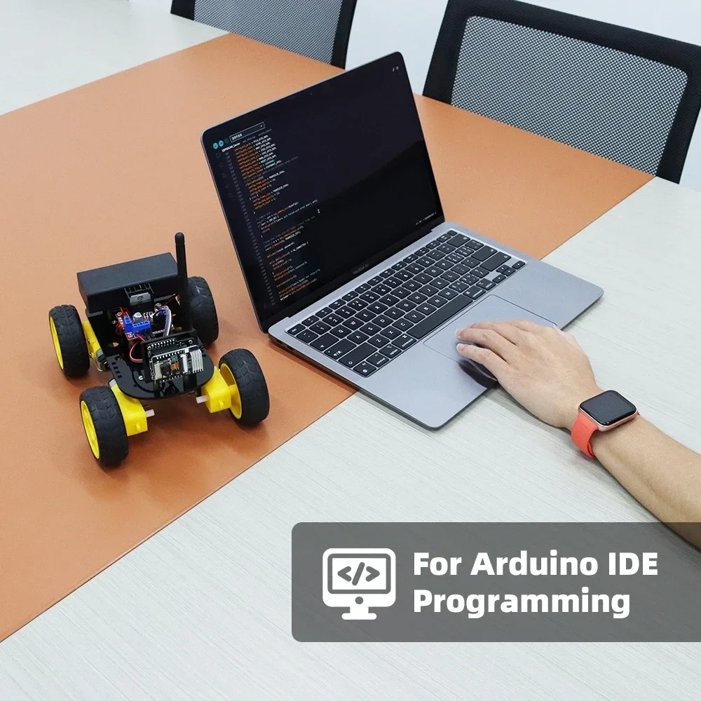 4WD intelligente Robot ESP32 Camara Slimme Auto Voor Arduino Kit Volledige Versie esp32 Cam Programmeerbare Onderwijs Robot Starter + Codes