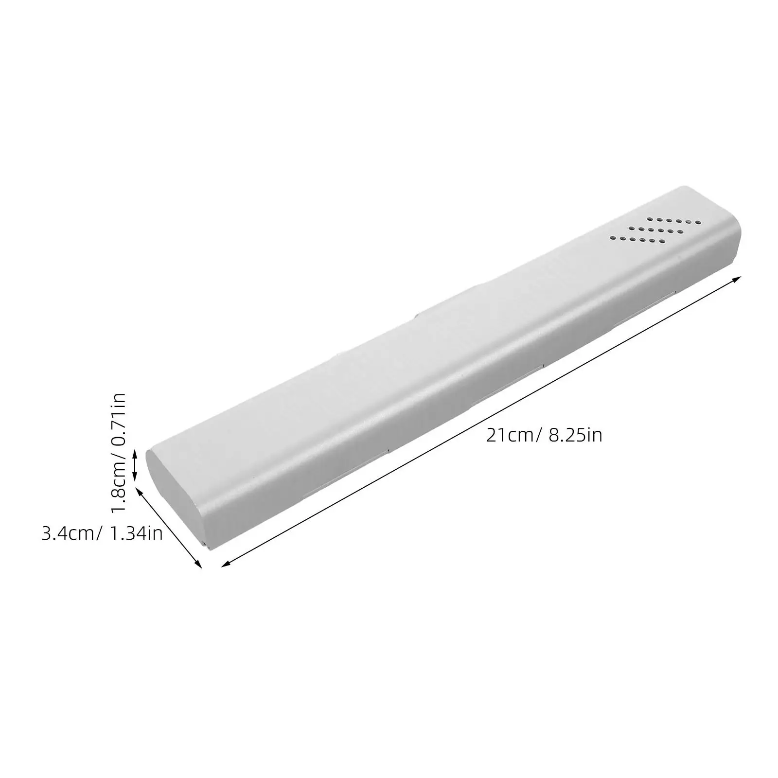 Aluminum Toothbrush Holder Travel Case Slim Hard Dustproof Portable Storage Container for Camping Work