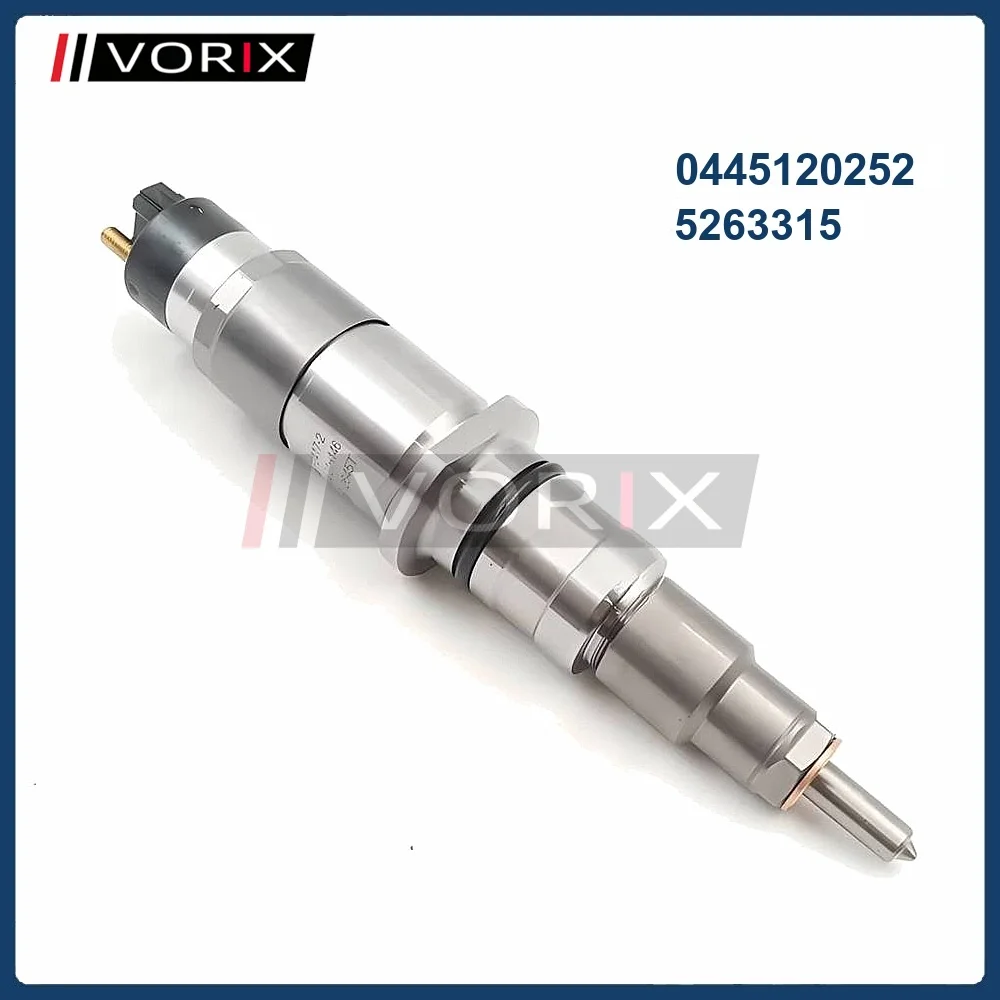 

0445120252 5263315 Diesel Fuel Injector for Cummins QSB 5.9 Engine