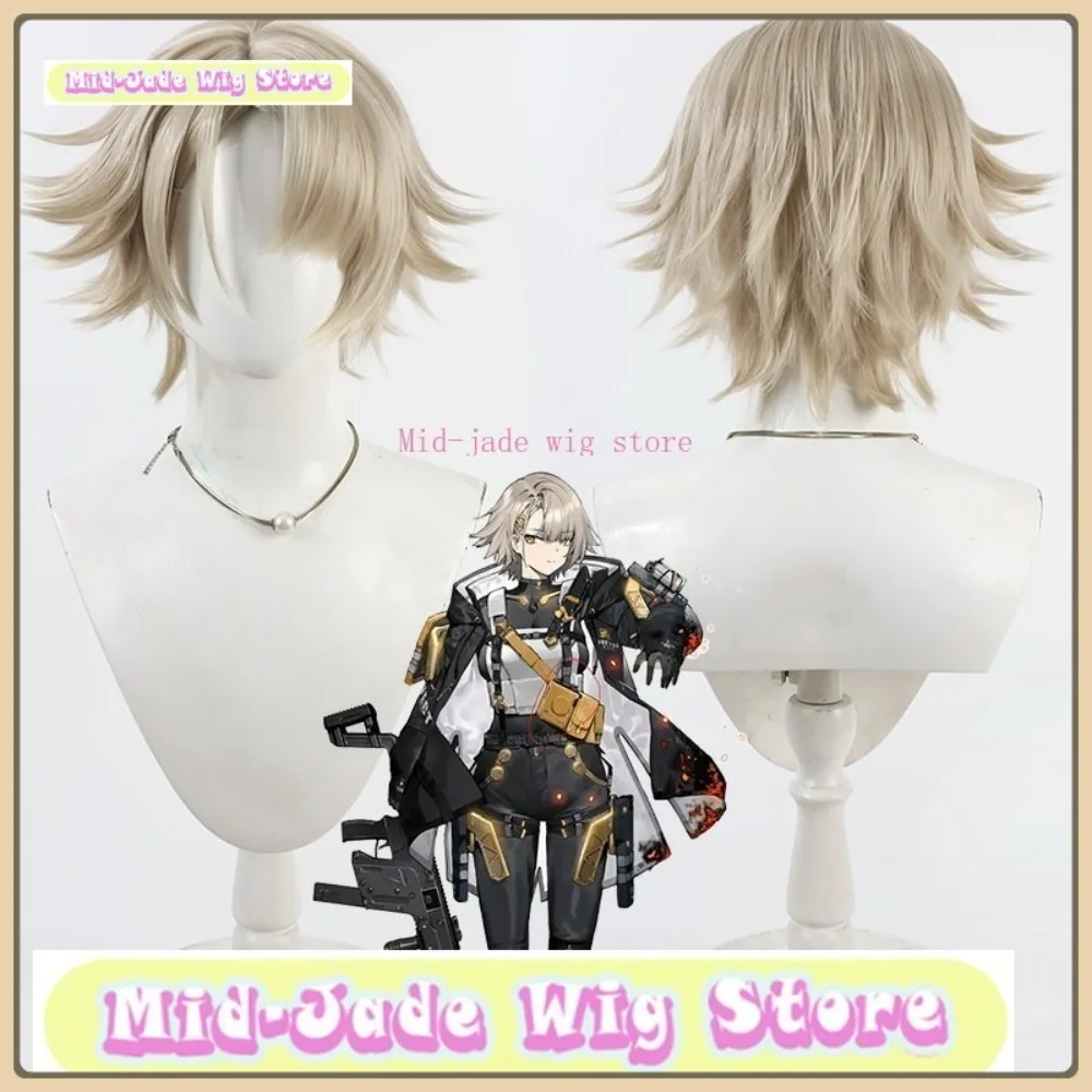 

Mid-jade Wig Store Viktor Cosplay Wig Halloween Anime Role-playing Synthetic Hair Anime Wig