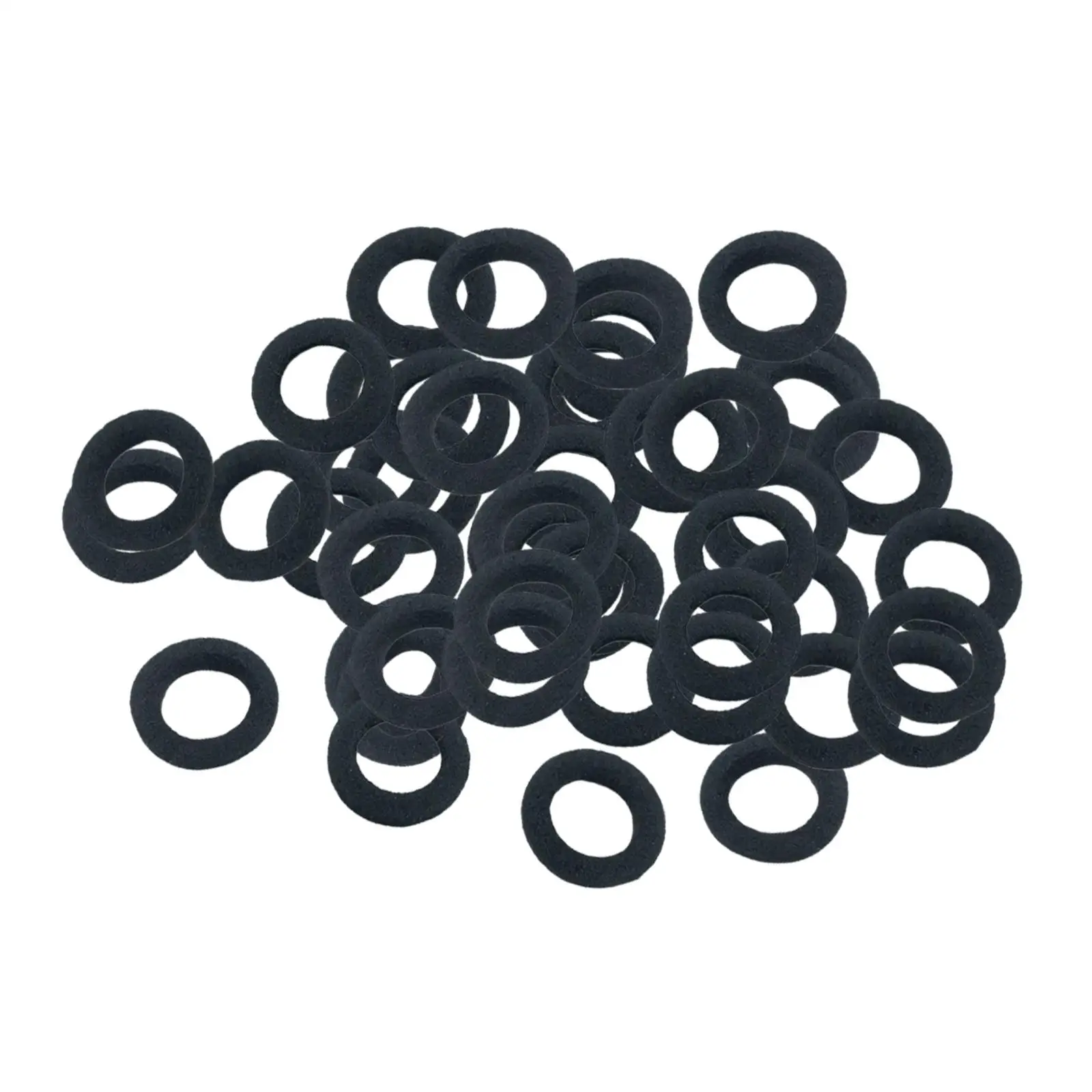 Trumpet Wool Felt Washer Pads Accessory Set White Valve Cap Cushion Pieces Professional Parts for Brass Instruments