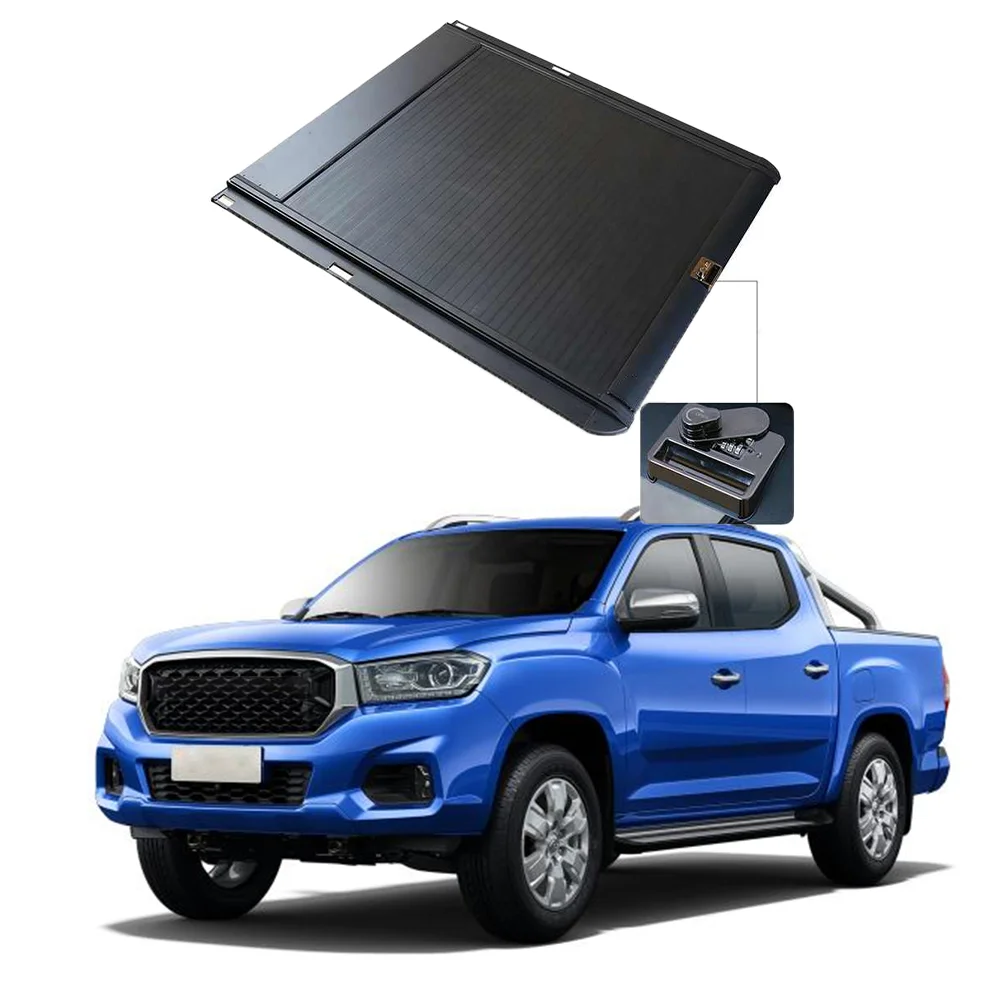 Hard Aluminum Alloy Cover Tonneau Cover Roller Lid Cover With Password Lock For MAXUS T60 T70 T90