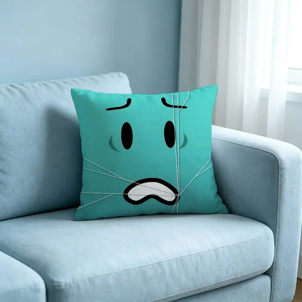 Cute I-inanimate I-insanityS Kawaii Customizable Square Pillowcases, Stylish And Soft, Perfect For Beds, Cars, And Sofas.