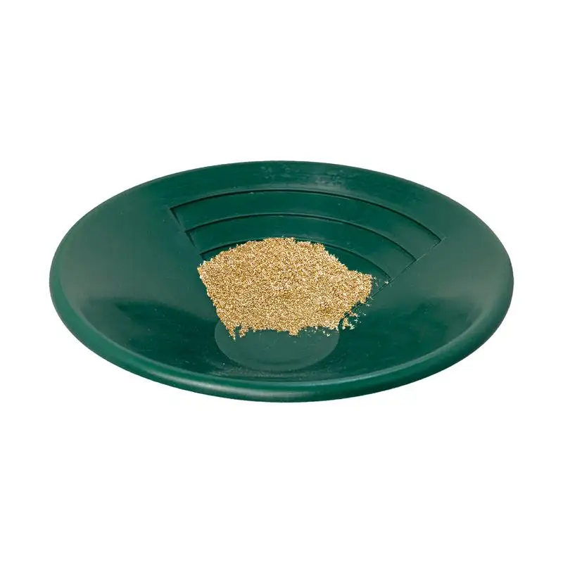 260mm Gold Panning Pan ABS Gold Sifting Classifier Washing Sieve Tray Accessory Green Gold Pan Gold Panning Tool Gold Classifier