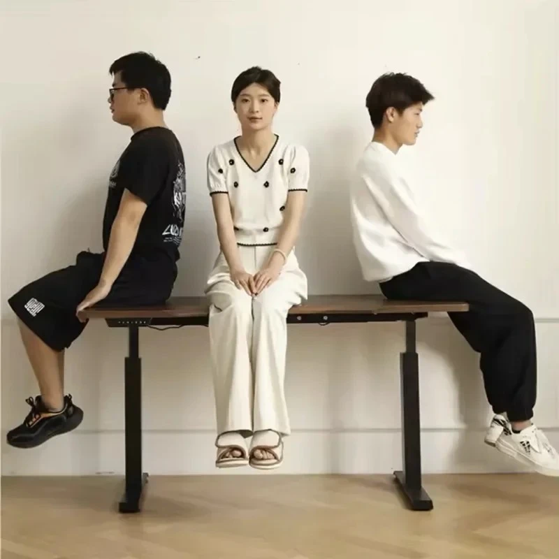 Single Motor Smart Electric Lift Computer Table Home Sit Desk Liftable Height Portable Folding Table Study Tables Lift Up Table