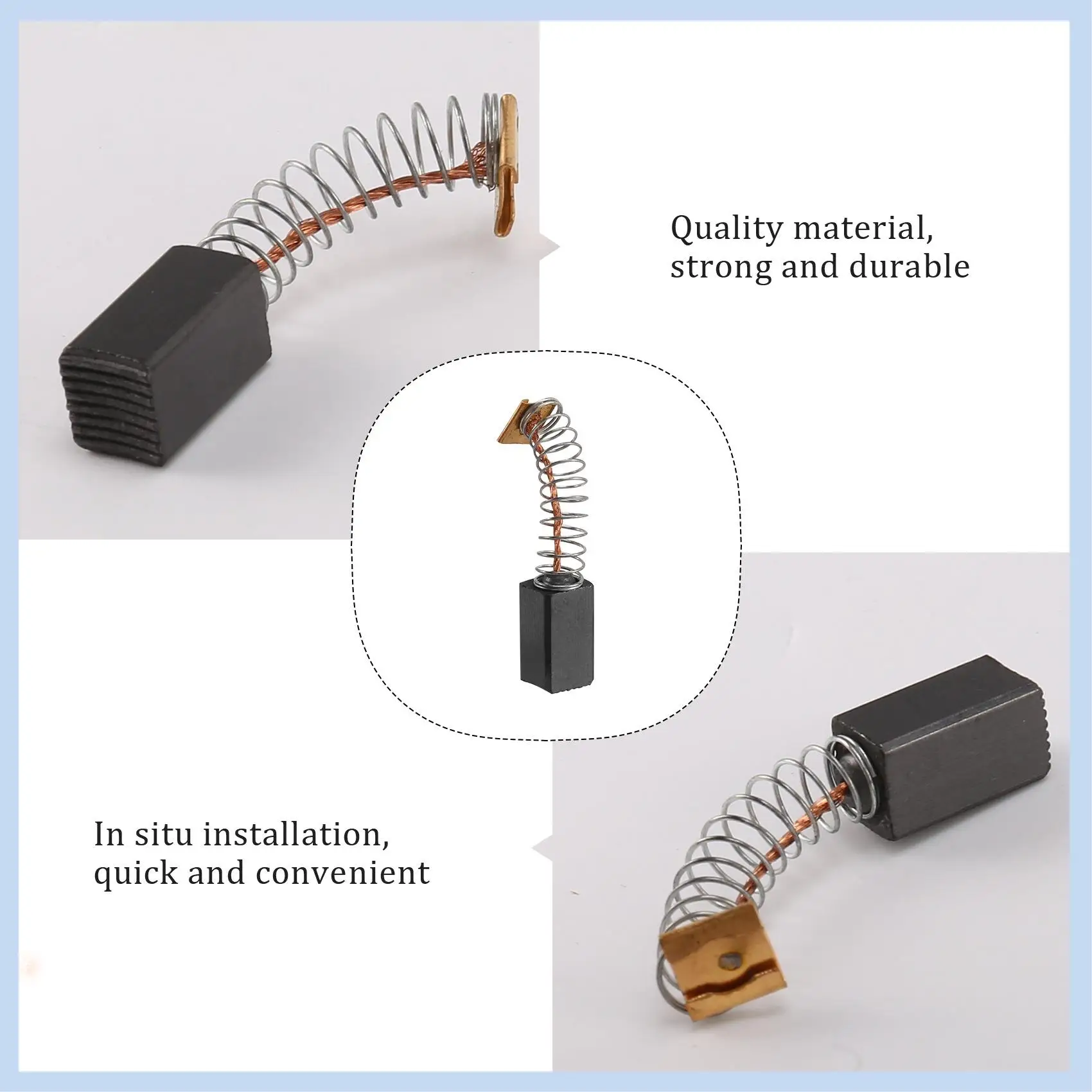 

MLGB-20PCS Carbon Brushes For HITACHI DH24PH DH22PH D65H D13VH D10VJ D10VST D10VG D10VG2 GJ90VST