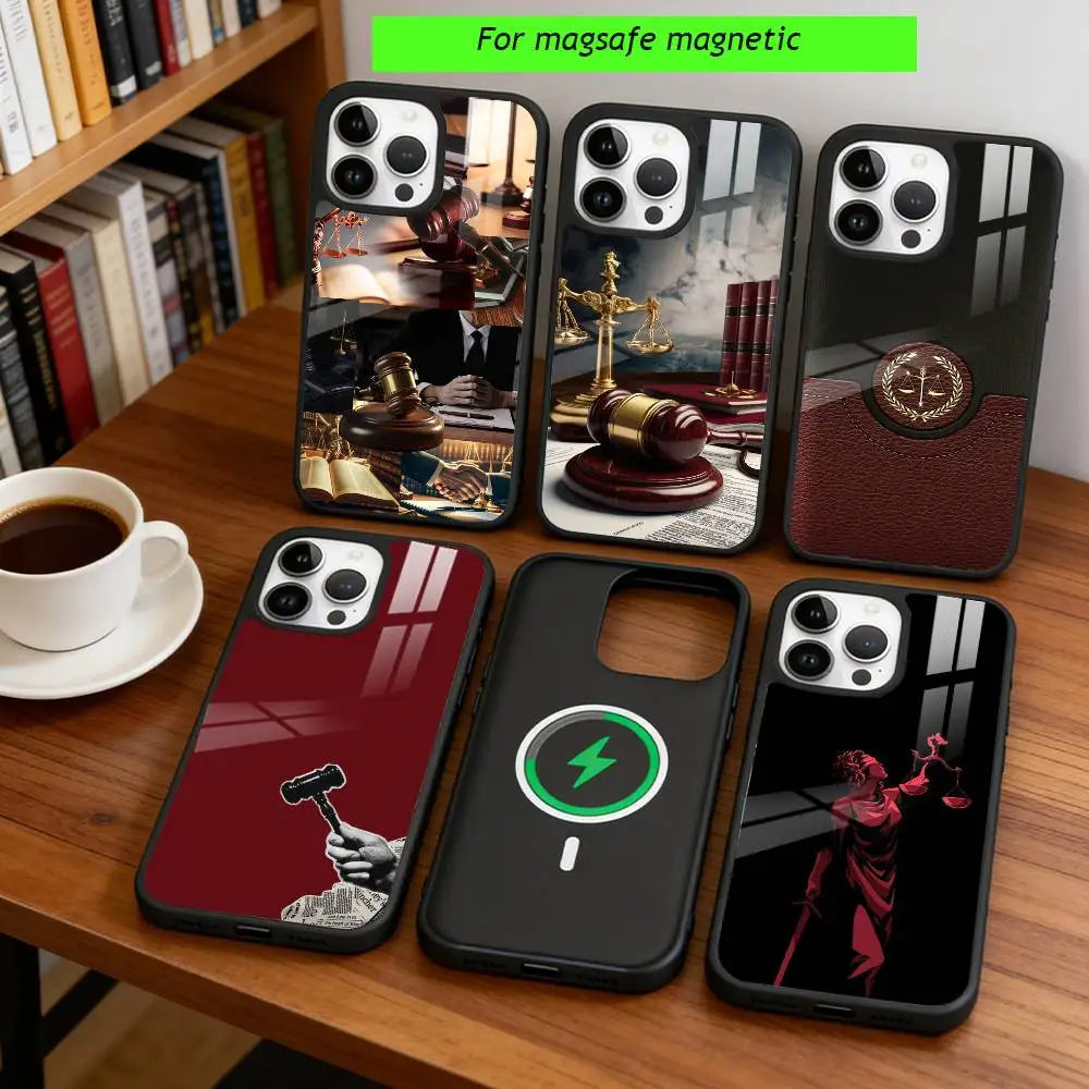 

Lawyers cases Phone Case For iPhone17,16,15,14,13,12,11 Plus,Pro Magnetic For Magsafe Wireless Charging