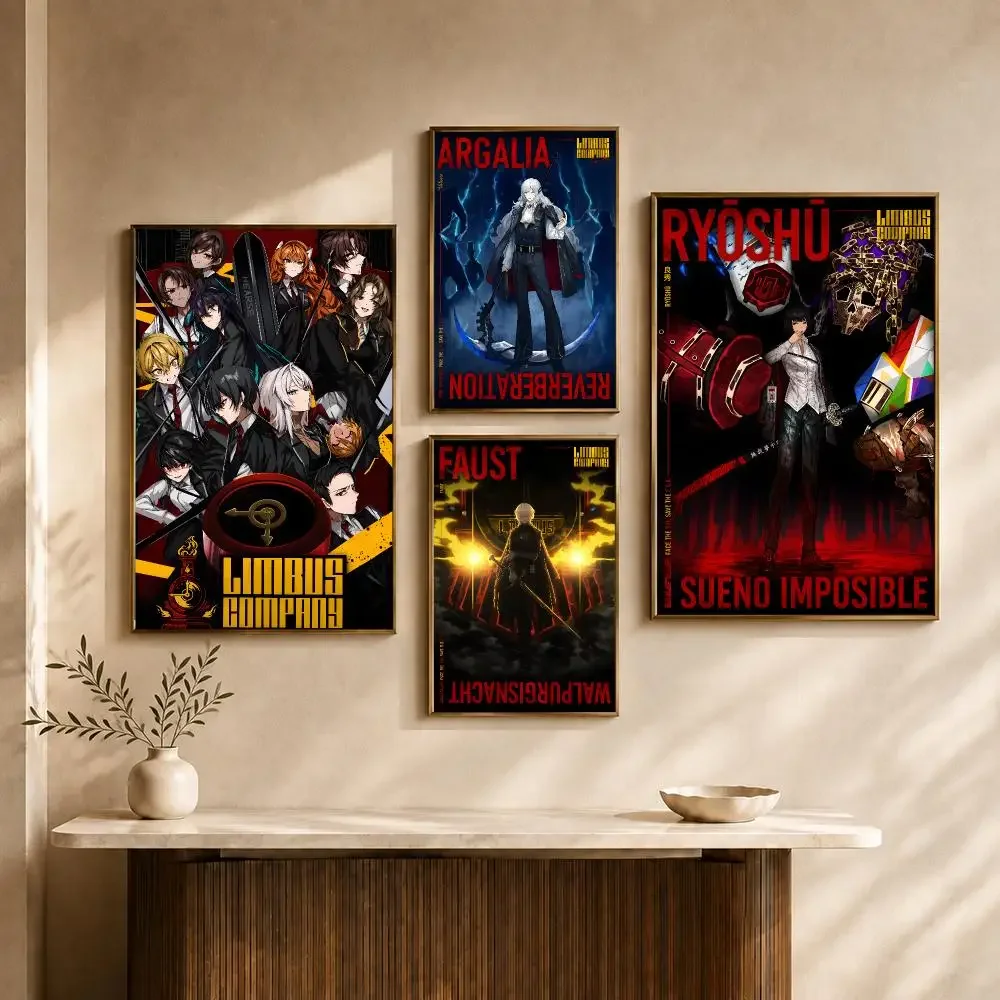 Game Limbus Company Project Moon RPG Poster HD Wall Decor Apartment Dorm Office Cafe Bedroom Home Gift