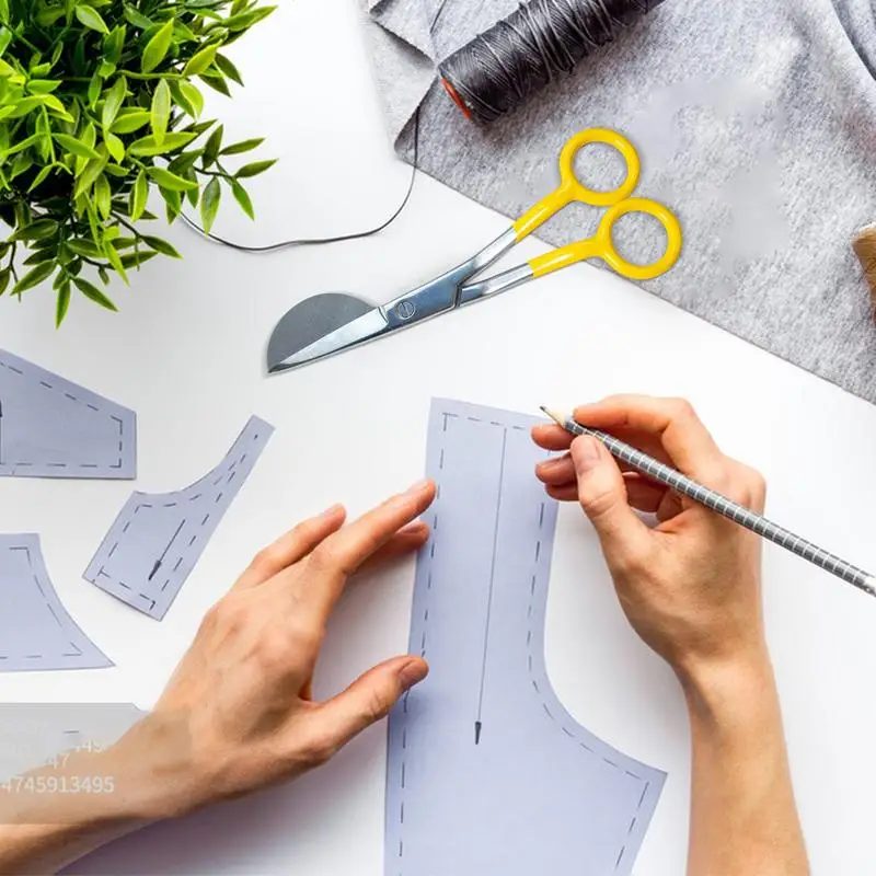 Duckbill Applique Scissors Duckbill Knives Edge Angled Handle Applique Scissors Stainless Steel Duckbill Knives Edge Angled