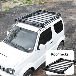 Roof Rack Car Top Luggage Cross Bar Rail Boxes Basket For Suzuki Jimny JB33 Sierra JB43 1998 2017 Exterior Accessories