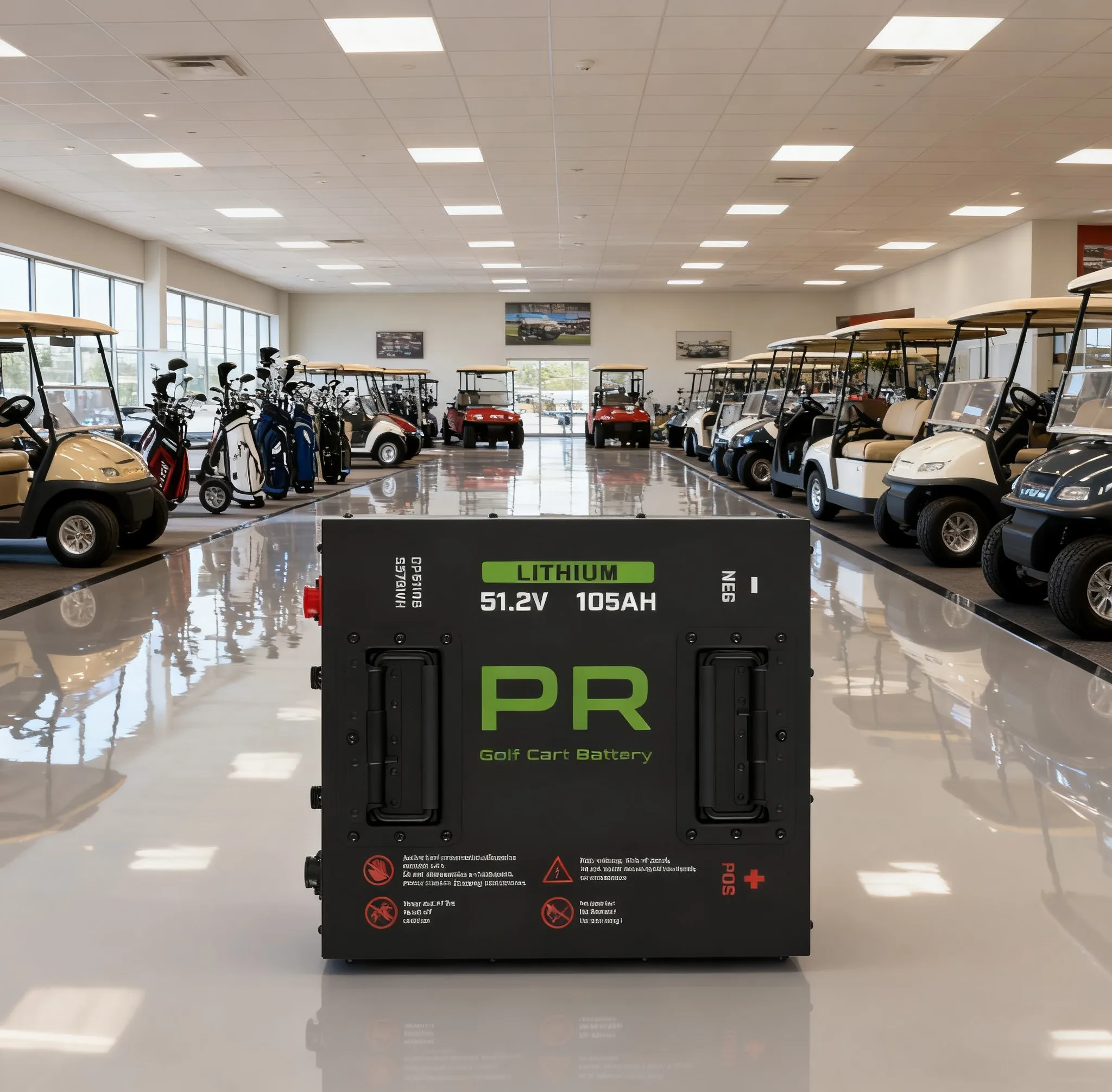 

Customize High Power 300A BMS Peak Current 600A Lithium Lifepo4 Golf Cart Battery 36v 51.2v 105ah 160ah 210ah Golf Cart Battery