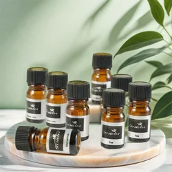 Zapakowany 8 SZTUK Zestaw upominkowy 5ML Codzienny zapach Perfumy Hotel Olejek eteryczny Oasis Odświeżacz powietrza Aromatyczny olejek zapachowy do domu DIY Making