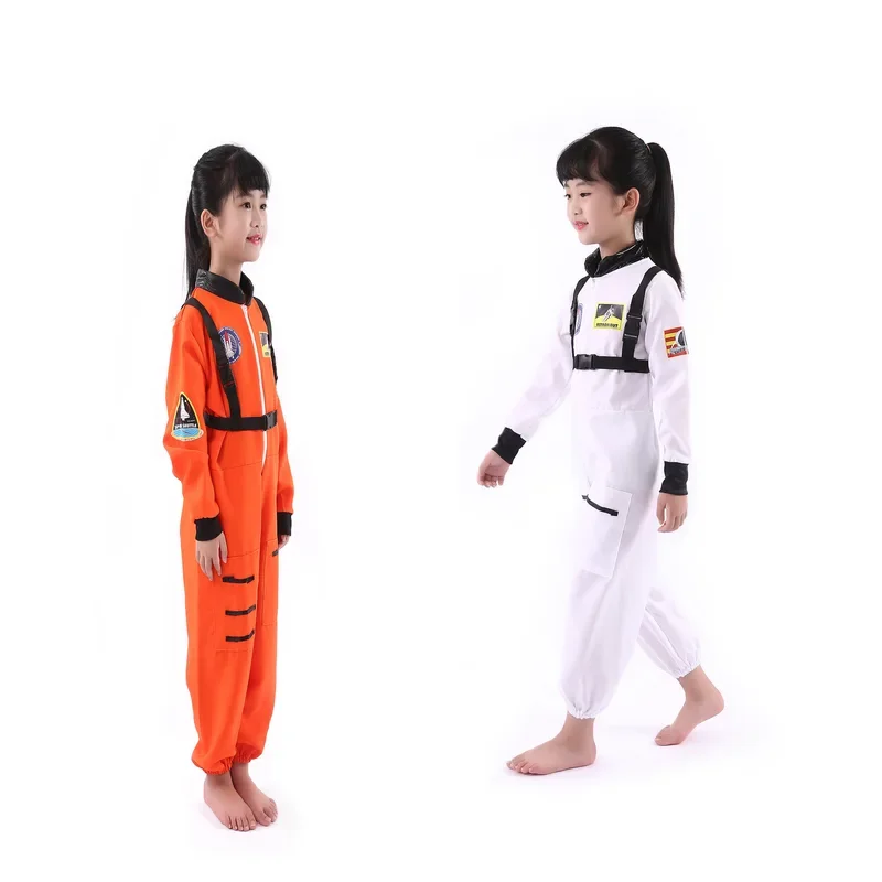 Free shipping Halloween Costume boys clothing  astronaut clothes dance mask cosplay suit pilots